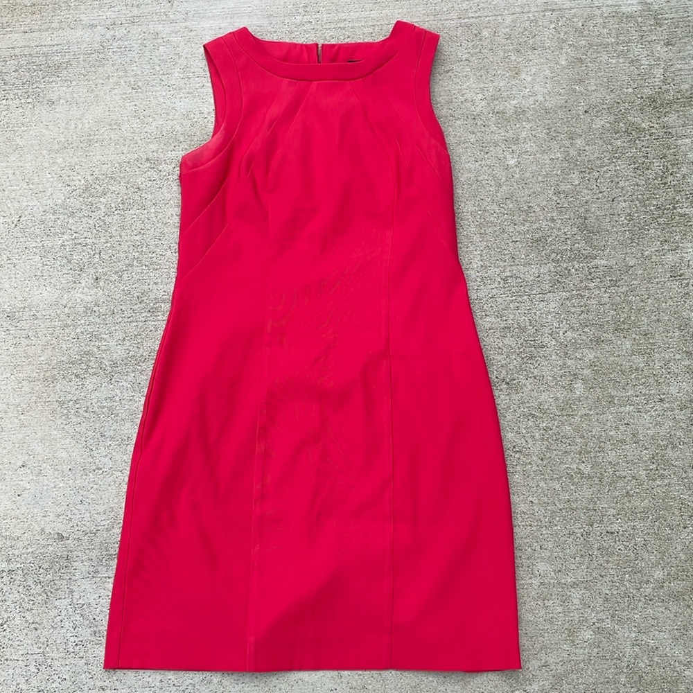 Jacob sleeveless red dress.